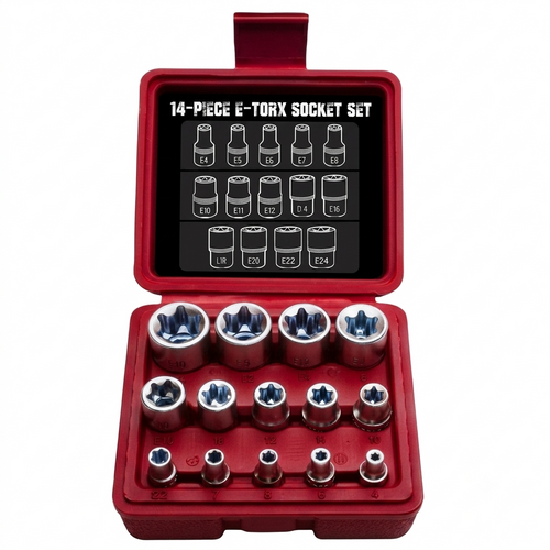 Juego de Copas Torx Hembra E4-E24