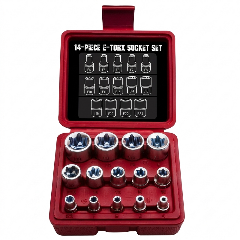 Juego de Copas Torx Hembra E4-E24