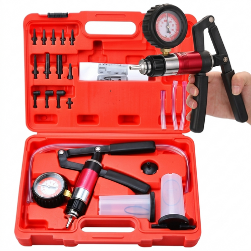 Bomba de Vacío y Purga de Frenos — Kit Completo